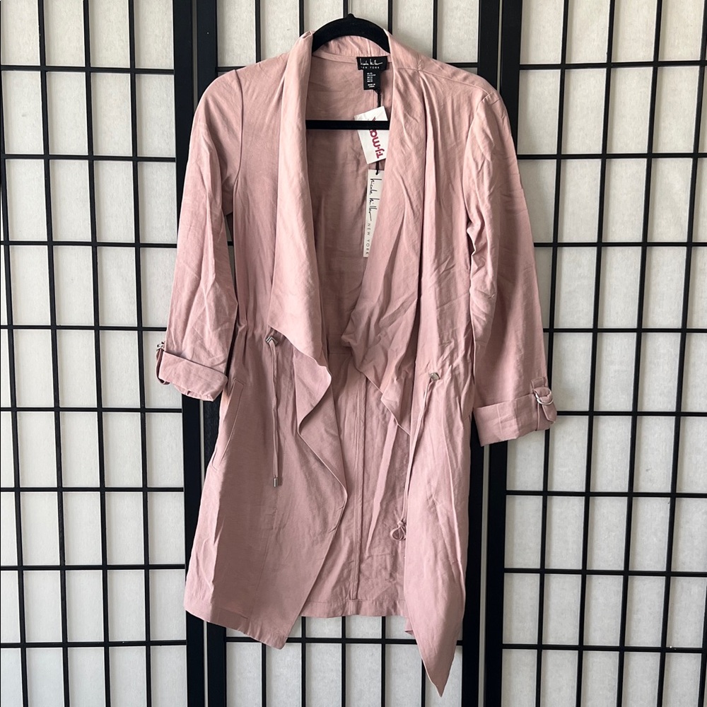 Soft Pink Trench Coat